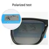 Sonnenbrille Neue Herren polarisierte Sonnenbrille Anti-UV-Farbveränderung Sonnenbrassesluxur-Marke Polarisation Sonnenbrille für Männer 240416