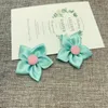 Decorative Flowers 15PCS/Lot 6Cm Width Hand-sewn Five-petal Flower Diy Hair Accessories