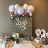 Bridal Shower Decor Bride na wycięciu znak Po Prop Wood Cutout Wedding Party Wood 240407