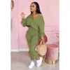 FashionTracksuits Two Piece Set Women Vneck LongSleeved Loose Crop Tops Bottom Pants Office Casual 240408
