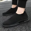 Casual Shoes Men Black Grey for Sneakers Lightweight Oddychający Walking Tenis Masculino Zapatillas hombre