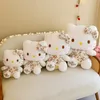 Jouets en peluche créatifs et mignons, robes à fleurs, poupées de chat roses, poupées d'oreiller, cadeaux apaisants pour enfants