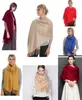 Sjalar mode kvinnor sjal tunt sjal fast färg kvinnors halsduk vinterhuvudduk lång kashmir som pashmina headscarfl2404