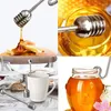 Spoons 8 Pcs Honey Dipper Stick Server Syrup Stirrer Stainless Steel Spoon Wand For Pot Jar Containers 6.3 Inch Wholesale X2