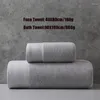 Serviette 2pcs épaissis de coton visage luxe el salle de bain absorbant doux absorbant de bain surdimensionné spa 40x80 90x180