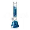 16 -calowy posąg Liberty Glass Smoking Water Rura lodowa zlewka szklana bongowe rury z dolną rurką + 14 mm miski