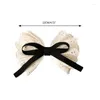 Haarclips Meerlagige ballet kanten bogen Hairclip vrouwen clip elegante barettes ornamenten