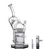 JM Flow Glass Bong Shisha Sprinkler Perc Water Pipes Recycler Wirbel