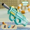 Sand Play Water Fun stor kapacitet P90 Water Gun Toy Automatic High-Tech Electric Toy Outdoor Summer Beach Swing Pool Shooting Childrens Water Toy Y240416