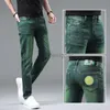 Designer en jeans masculin nouveau jean haut de gamme pour hommes de coton élastique décontré