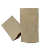 100pcs Brown Kraft Papel Bock Bag Bag reutiliza nozes de pó de pacote sacos de compras de mercearia Bolsas de armazenamento de alimentos5349304