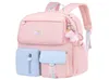 Sac école de bandoulière de la mode coréenne Fashion Rainbow pour les adolescents filles enfants039s Sac à dos imperméables