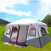 tente gonflables de campingTent outdoor two rooms one room double sun protection 812 people field camping large tent 240416