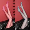 Seksi Çoraplar Yeni Kadınlar Parlak Yağ Tapı Seksi Açık Kromci Tayt Aurora Serisi Sıkı Polka Dotlar Yaz Ultra İnce Şeffaf Külotlu Köpek S146 240416