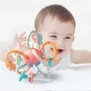 Baby Rattles Toys Born Sensory Teether Development Games Pedagogiskt spädbarn för spädbarn 0 6 12 månader 240407