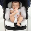 Stroller Parts Accessories Breathable baby seat cushion childrens soft stroller lining head and body support pillow suitable for newborns washable Q240416