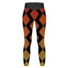 Women's Leggings Red To Yellow Sexy Fitness Running Yoga Pants High Waist Quick-Dry Sports Tights Women Fashion Leggins