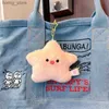 Clèchettes en peluche étoiles mignons cochon en peluche de jouets de pluotte clés clés moelleux en peluche moelleuse sac à dos pendoir cadeau pour les enfants petite amie y240415