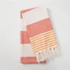 Towel 90x180cm Turkish Style Tassel Pure Cotton Striped Washcloth Soft Absoebent Blanket Breathable Bath For Beach SPA