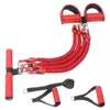 Four-tube Pull Rope Sports Pedal Tension Yoga Fitness Exercise Resistance Bands Emulsion 240409