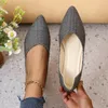 Casual Shoes Soft Leather Women 2024 Spring Fashion Comfort Pointed Toe Flat Female Non Slip Loafers Zapatos Mujer