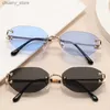 Sunglasses New Retro Small Square Frame Sunglasses Women Sun Glasses Outdoor Sunglasses Girl Eyewear Frame Driver Goggles Car Accessories Y240416