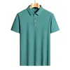Plus taille 9xl 8xl 7xl Summer Top Quality Ice Silk Shirts respirant hommes à manches courtes Polo en vrac