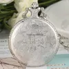 Vintage Pocket Watch Fish Design Silver Gold Quartz Watches Fob Chain Pendant Clock Horloge pour hommes Femmes Kids