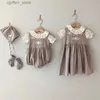 Rompers Baby Shirt and BodySuit en dentelle Collier de coton