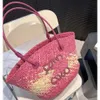 Totes Designer Korb Strohbeutel LOE Mode Tasche Basket Strohbeutel Designer Hand gewebtes Kreuzkörper offener Strand Handtasche Damen Sommerbeutel Hochwertige Lowwes