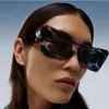 Fashion offs zonnebrillen Cat Eye Y2K Trend Owoff Sunglasse Mens Dames merk uit zonnebrillen