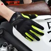 Gants de cyclisme gants de moto d'été hommes femmes gants de course de motocross de motocross complexe de moteur de protection du doigt complet conduite gant gant l48