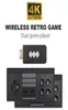 Nyaste 4K HDOUT -videospel Player Wireless Handheld Game Joystick HDTV 818 Retro Classic Games Wireless Portable Game Consoles KI7041880
