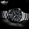 Relógios de pulso heimdallr skx007 automático NH35 relógio mecânico Sapphire Borte de cerâmica 200m Resistência à água Luminous Diver