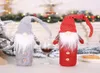 Christmas Snowman Wine Bottle Cover Dîner Bottle Set Treen Table Decoration Decoration Window Decor for Christmas Halloween Wedding Party4974967