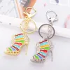 Keychains Fashion High Heel Chaussures Pendant Prénien