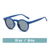 Винтажные круглые солнцезащитные очки на открытом воздухе защита от солнца девочки Акрил UV400 Детские очки новая мода детские бокалы 240417