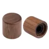 Tillbehör Kaish 2Pack Wood Knobs TL Style Flat Top Dome Knobs Guitar Bass Wood Knob Barrel Knobs Maple/Rose/Walnut Wood