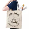 Suriel Tea Co. Tecnogaggio Tecnico, sponnessa per tela casual rose, borsa per acquirenti borse da negozio sacca da supermercato Eco W5WW#