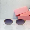 Óculos de sol ovais do designer de mulheres com acetato e moldura de metal smu54 femininos luxuosos óculos de sol com um presente de proteção de radiação de embalagem especial