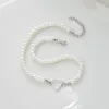 Chaines Collier de coeur élégant délicat des perles d'amour charme de mode adapté à diverses occasions