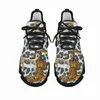 Casual Shoes Yikeluo Animal Printed Women Breathable Sneakers Woman Slip-on Light Non-slip Flats Ladies Soft Bottom Sports
