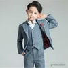 Pakken Flower Boys formeel trouwpak kinderfoto foto jurk tiener verjaardag Tuxedo pak kinderen afstuderen podium show kostuum