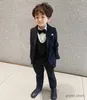 Pakken jongenspakken voor bruiloften Kids Blazer Suit voor jongenskostuum Enfant Garcon Mariage Jogging Garcon Blazer Boys Britse stijl Tuxedo