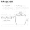 Kingseven Fashion Designer en aluminium Polaris Sunglasses Sun Glasses Vintage UV400 pour Menwomen Eye Protection Eyewear 240410