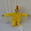 Drama voor kinderen schattig kleine diergeel vogelprestaties kostuum