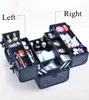 Kvinnor Makeup -fodral med plast justerbar avdelare resor resväska kosmetisk tågväska 240416
