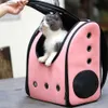 Porteurs de chats caisses maisons en cuir en cuir porte-chat ba hih qualité de qualité capsule d'espace respirant