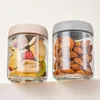 Lagerflaschen über Nacht Hafer Gläser breiter Mund 4pcs Mason Gute Versiegelung sicherer Lebensmittelkanister