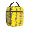 Good Guys Childs joue le sac à lunch isolé grand film d'horreur Chucky réutilisable sac plus cool boîte à lunch box de travail